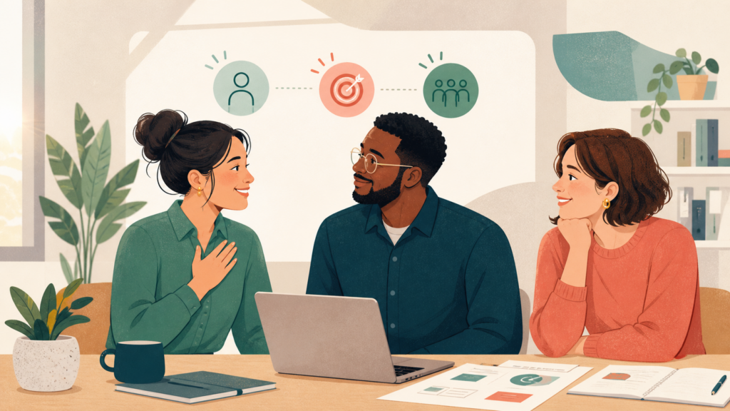 A meaningful peer thank-you that names the action and its impact